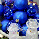 Blue Ornaments 01