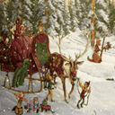Deer And Snow