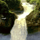White Waterfall 01