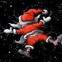 Santa Claus Flying