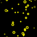 Жълт Bubbles 01