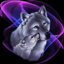Wolf Cub And Her Mother
