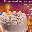 Birthday And White Cake