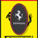Geltona Ferrari "