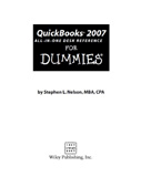 waptrick.com Quickbooks 2007 All In One Desk Reference For Dummies