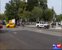 waptrick.com Transformers 3 Bumblebee Camaro Crashes While Filming in DC