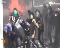 waptrick.com Ukraine Violence - Riot Police Beat Up Protesters in Kiev