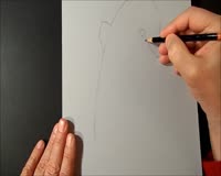waptrick.com Drawing a 3D Dolphin - Time Lapse