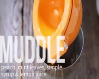 waptrick.one Drink Recipes - How to Make Peach Bourbon Smash