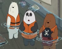 waptrick.com We Bare Bears - Gone Fishing