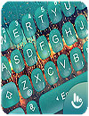 waptrick.one Water Droplets Keyboard Theme