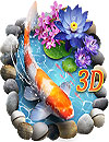 waptrick.one 3D Koi Fish Theme and Lively 3D