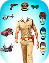 waptrick.com Policer Men Women Police Photo Suit Editor Set