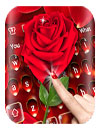 waptrick.one Luxury Red Rose Keyboard