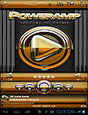 waptrick.one Poweramp Skin Orange Glas Deluxe