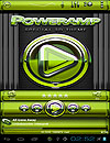 waptrick.one Poweramp Skin Lime Glas Deluxe