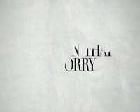 Sorry With The Lyrics Video Clip