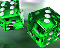 3D Green Ludo Ball