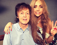 Lady Gaga With Paul McCartney