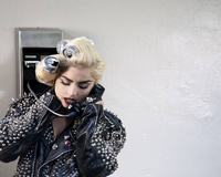 Lady Gaga On The Phone