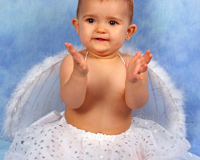 Cute Baby Angel Girl