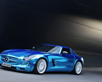 Mercedes Benz SLS Cool Blue