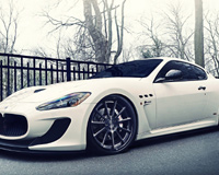 White Maserati Car