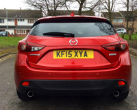 Red Mazda Mazda3 2 0