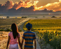 Love Coutry Road Couple