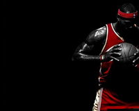 Lebron James In Dark