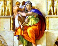 Michelangelo Buonarroti The Sibyl of Delphi