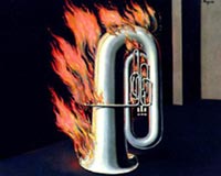 Rene Magritte Decouverte du feu