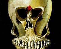 Salvador Dali Ballerina in a Deaths Head
