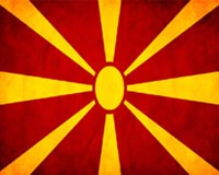 Macedonia The Former Yugoslav Republic Flag