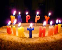 Birthday Cake With Candle