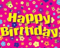 Happy Birthday Flowers
