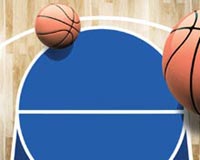 Basketball Court And Balls