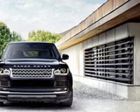Range Rover In Front Of The Home