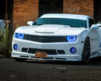 White Camaro Tuning